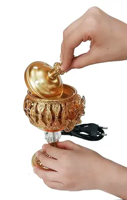 اسپند دودکن طلایی {Incense Burner Electric}