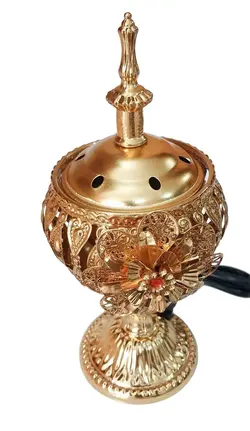 اسپند دودکن طلایی {Incense Burner Electric}