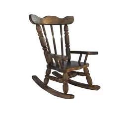 صندلی مادربزرگ دکوری چوبی {ارتفاع 25 سانتیمتر}