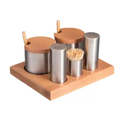 ست نمکدان و فلفل پاش مدل گالکسی {10 پارچه}