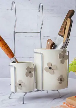 جاقاشقی دوقلو رنگی آسمان گلدار {کد138_RG}