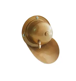 شیر خروجی سیلو قهوه رنگ طلایی {Electrostatic}