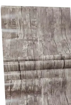 کفپوش کابینت pvc طرح چوب {عرض 50cm} رول 20 متری