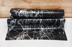 کفپوش کابینت ضخیم طرح ماربل جنس PVC رول {20 متری} عرض 60cm