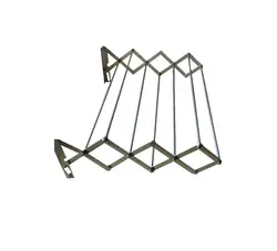 رخت آویز دیواری کشویی 85 سانتیمتری استیل