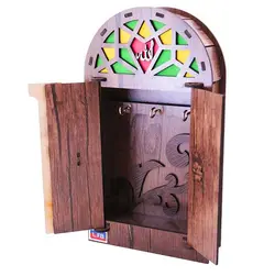 جاکلیدی دیواری چوبی (ارتفاع 20cm)