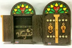 جاکلیدی دیواری چوبی (ارتفاع 20cm)
