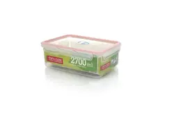 ظروف فریزری مستطیل هوم کت 2700 میلی لیتر