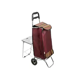 چرخ خرید صندلی دار (تحمل وزن 30 کیلو)