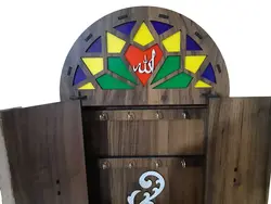 جاکلیدی چوبی طرح سنتی(ارتفاع 33cm)