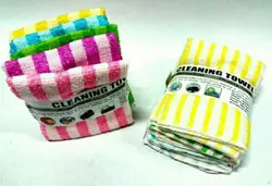 دستمال نظافت پنج عددی شامل 5 رنگ