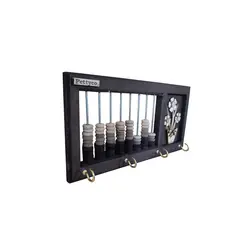 جاکلیدی دیواری طرح چرتکه(شامل 4 قلاب)