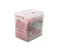 ظروف پلاستیکی مسافرتی 78 پارچه صدف