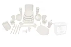 ظروف پلاستیکی مسافرتی 78 پارچه صدف