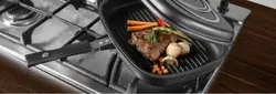 ماهیتابه رژیمی دو طرفه عروس تفلون