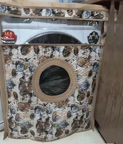 کاور روی لباسشویی طرح ترک 8 کیلو
