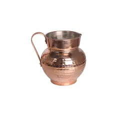 پارچ مسی طرح چکش کاری 2 لیتری