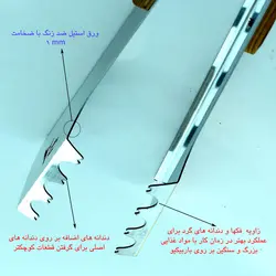 انبر باربیکیو سر گرد طول 38