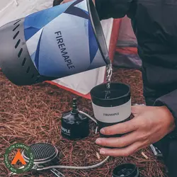 لیوان سیلیکونی تاشو فایرمپل (FIREMAPLE) مدل Silicone حجم 350 میلی لیتر - نیوکمپینگ