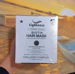 ماسک مو فاقد سولفات روغن خاویار مدل بیوتین لایتنس