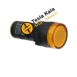 چراغ سیگنال تابلویی LED 220VAC 22mm در رنگ زرد