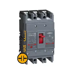 کلید اتوماتیک کمپکت 100آمپر (35KA) قابل تنظیم حرارتی و مغناطیسی مدل HDM3S160M10033XXT