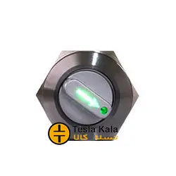 کلید سلکتوری سه‌حالته 220V سایز 22 سبز JBH