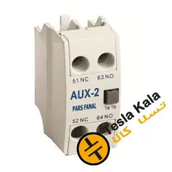 کنتاکت کمکی قابل نصب روی کنتاکتور پارس فانال مدل 1NO1NC AUX