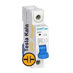 کلید مینیاتوری،تک پل،تک فاز 6 آمپر،6 کیلو آمپر، CHINT سری  NB7-1P C