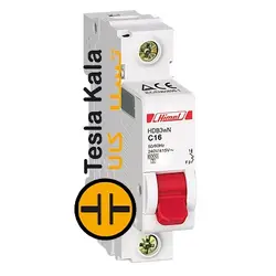 کلید مینیاتوری -تک پل-50 آمپر-6 کیلو آمپر HIMEL سری HDB3WN1C50