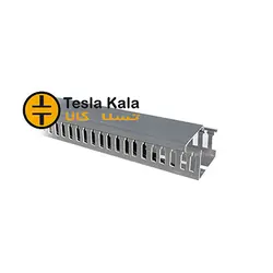 داکت صنعتی شیاردار (بدون درب)  برند رعد  (شاخه 2 متری) سایز 80*100(ارتفاع و عرض)