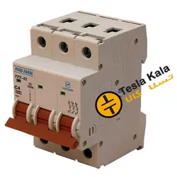کلید مینیاتوری پارس فانال 3 پل 4 آمپر 6 کیلو آمپر PFN-63-C4