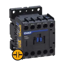 مینی کنتاکتور 9 آمپر، 4کیلووات، برند CHINT بوبین VAC 220  مدل NXC-09M10