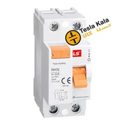 کلید محافظ جان ترکیبی (RCBO) 30 mA - 4.5KA دو پل 16 آمپر برند LS سری RKP