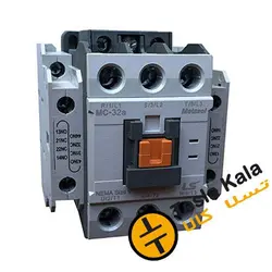 کنتاکتور 32 آمپر، 15 کیلووات، بوبین VAC 110، برند LS مدل MC-32a