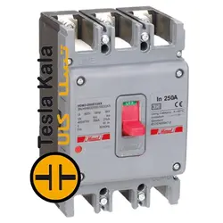 کلید اتوماتیک کمپکت 250 آمپر-غیرقابل تنظیم حرارتی-مغناطیسی 35KA هیمل مدل HDM3250S25033XX
