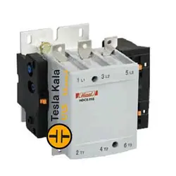 کنتاکتور 185 آمپر 90 کیلووات بوبین 220VAC برند هیمل HIMEL مدل HDC618522M7