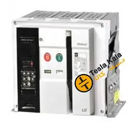 کلید هوایی 1250 آمپر با ساختار بدنه فیکس LS همراه با بوبین قطع و وصل و موتور مدل AN13D313H