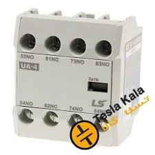 کنتاکت کمکی یک باز یک بسته قابل نصب روی کنتاکتور LS مدل AU–100 (1NO+1NC)) برای کنتاکتورهای 185 الی 800