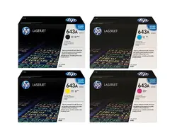 کارتریج چهار رنگ اچ پی (hp) 643A