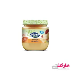 پوره میوه هروبیبی کودک طعم چند میوه وزن 125 گرم