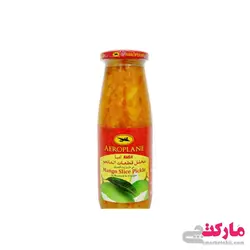 ترشی انبه در سرکه و روغن خردل طیاره وزن ۴۵۰ گرم