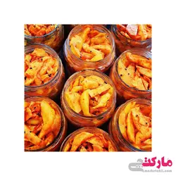 ترشی انبه در سرکه و روغن خردل طیاره وزن ۴۵۰ گرم