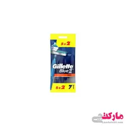 تیغ اصلاح ژیلت 7 عددی مدل Blue 2 Plus