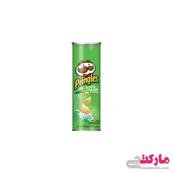 چیپس پرینگلز طعم خامه ترش و پیاز ۱۶۵ گرم ترکیه