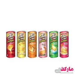 چیپس پرینگلز طعم خامه ترش و پیاز ۱۶۵ گرم ترکیه