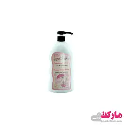 شامپو سر و بدن کودک ناتورافی با عصاره توت فرنگی و آلوئه ورا ۱ لیتری Naturaphy
