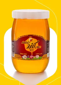 عسل 1300 گرم شیشه کندو خوانسار
