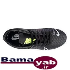 کفش فوتسال طرح نایکی Just Do it|مشکی/فسفری