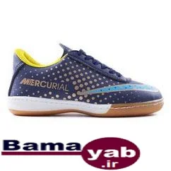 کفش فوتسال بچه گانه طرح نایکی|سرمه ای/آبی